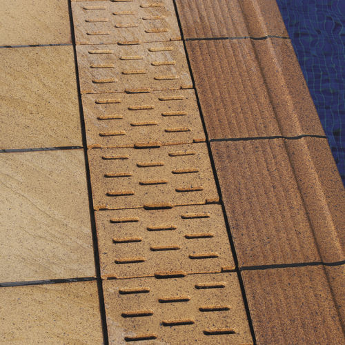 Borda de piscina em clínquer - NATURAL - TERRAKLINKER - GRES DE BREDA - antiderrapante / de canto