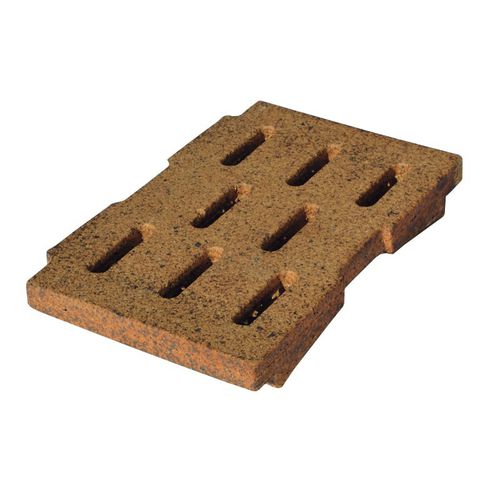 Grelha para calha de transbordo em cerâmica - NATURAL - TERRAKLINKER - GRES DE BREDA - para piscina