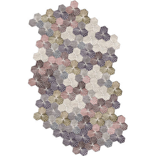 Tapete contemporâneo - H-CASCADE - TISCA ITALIA - estampado / de lã / em viscose
