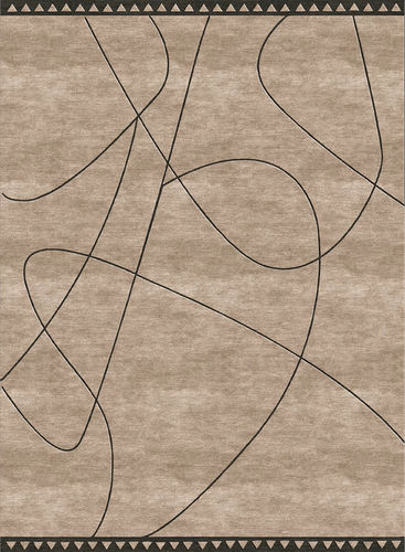 Tapete contemporâneo - H-SOFT ABSTRACT - TISCA ITALIA - estampado / de lã / em viscose