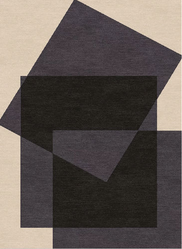 Tapete contemporâneo - H-SHADOW - TISCA ITALIA - com padrão geométrico / de lã / em viscose