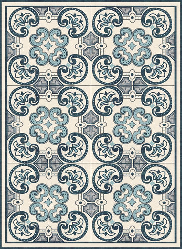 Tapete contemporâneo - H-TILES - TISCA ITALIA - estampado / de lã / em viscose