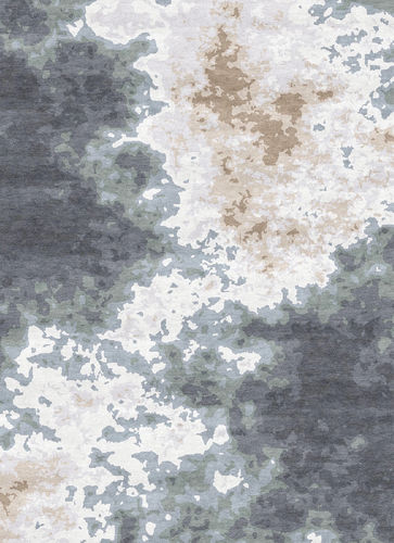 Tapete contemporâneo - H-SMOKE - TISCA ITALIA - estampado / de lã / em viscose