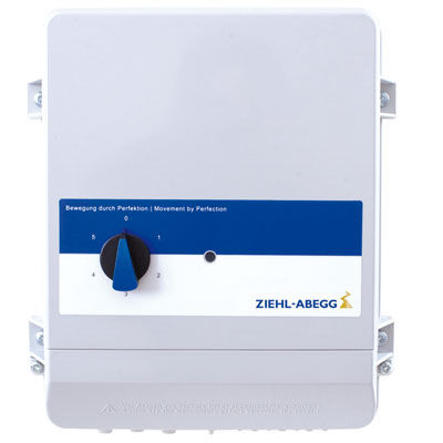 Controlador de velocidade de proteção - TRANSFORMER-BASED - ZIEHL-ABEGG AG - de ajuste / para ventilação / magnético