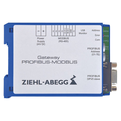 Módulo de interface passarela - NETCON - ZIEHL-ABEGG AG - em trilho DIN / USB / ProfiNet
