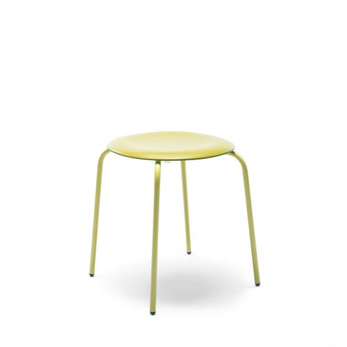 Banqueta contemporânea - PRO - Flötotto Einrichtungssysteme GmbH - em couro / em polipropileno / com base em aço pintado