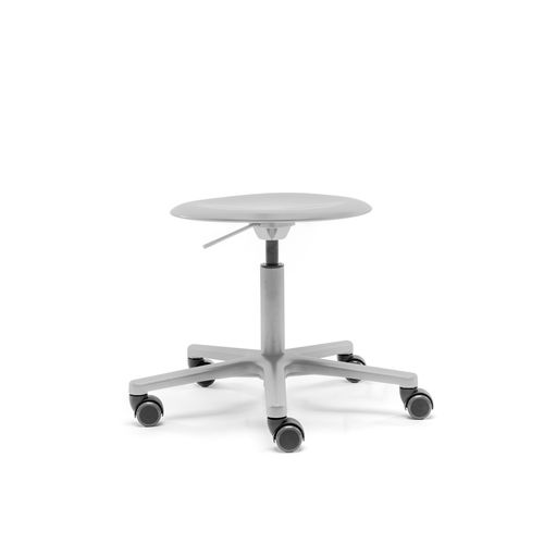 Banqueta contemporânea - PRO - Flötotto Einrichtungssysteme GmbH - em polipropileno / com base em alumínio / com rodízios