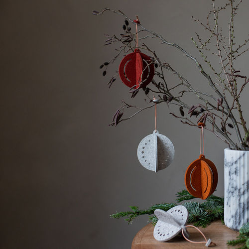 Enfeite para árvore de Natal em feltro - Hey Sign - residencial