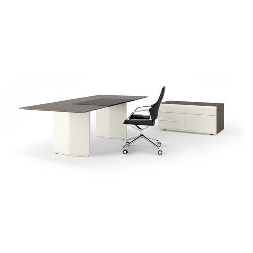 Mesa secretária executiva - PACE - Renz - contemporânea / com folheado de madeira / em laminado