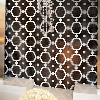 Pastilhas em vidro - WALLPAPER FUTURIST 1 - Trend - polida / para ambiente interno / de parede