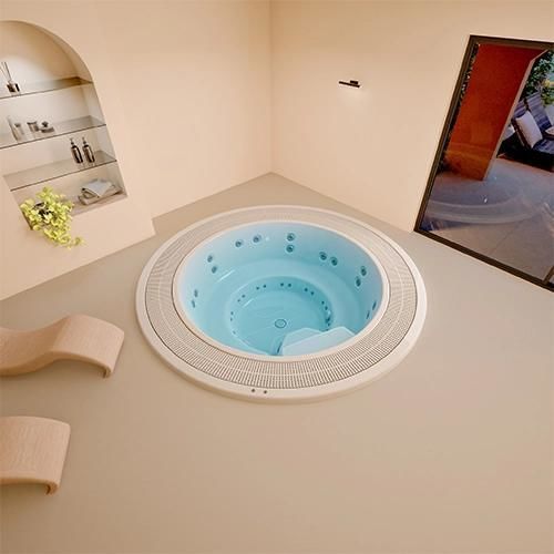 Spa de embutir - BALI - Aquavia Spa - redondo / de 8 lugares / de 9 lugares