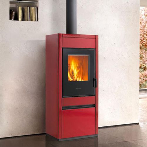 Salamandra a lenha - E928 A - Piazzetta - 5 kW–10 kW / 10 kW–20 kW / de instalação livre