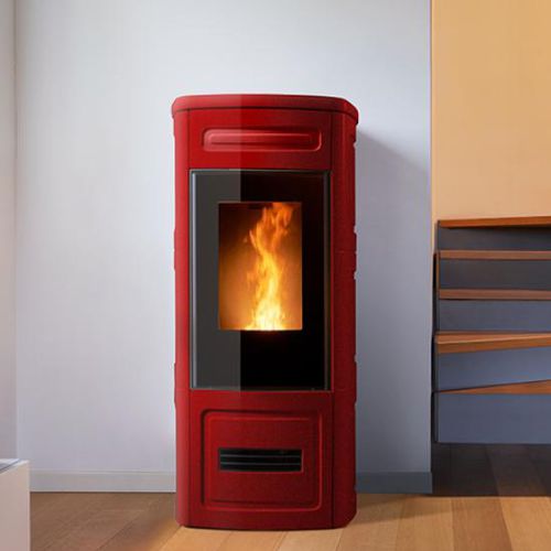 Salamandra a pellets - P 220 C - Piazzetta - 0–5 kW / 8,5 kW / de instalação livre