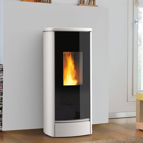 Salamandra a pellets - P220 M - Piazzetta - 0–5 kW / 8,5 kW / de instalação livre