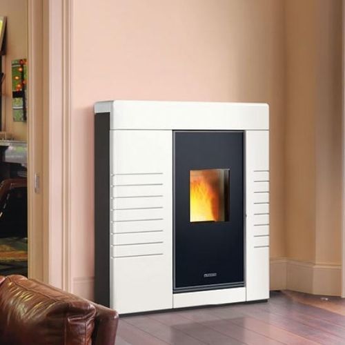 Salamandra a pellets - P934 - Piazzetta - 0–5 kW / 5 kW–10 kW / multicombustível