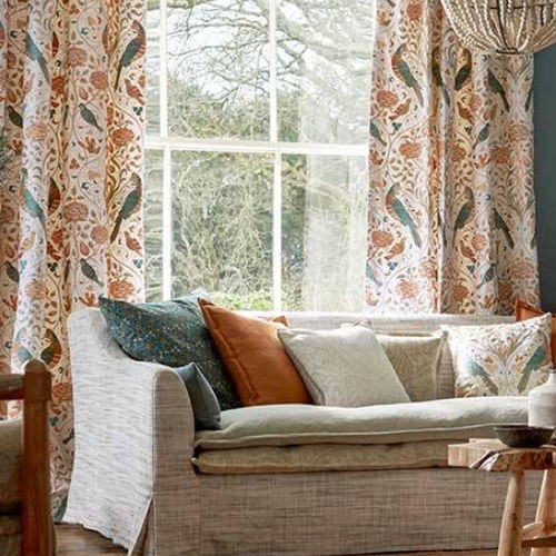 Tecido para estofados - SEASONS - MORRIS & Co. - para cortinas / para persianas rolô / com animais
