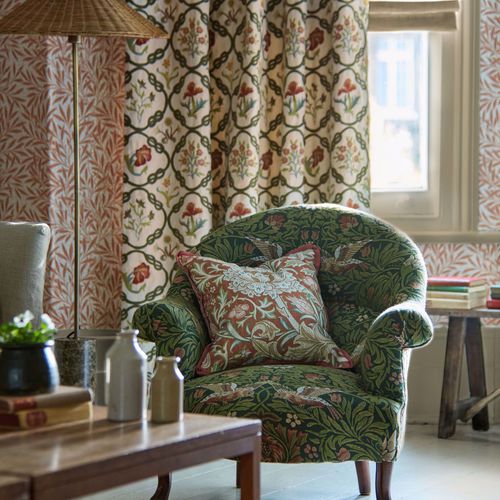 Tecido para estofados - BIRD TAPESTRY - MORRIS & Co. - para cortinas / para persianas rolô / com natureza