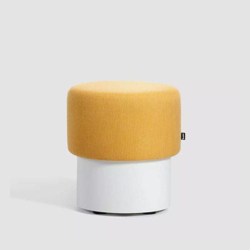 Puff contemporâneo - PARCS POP-UP - Bene GmbH - em tecido / em couro / redondo