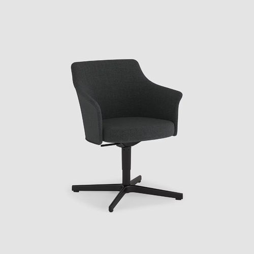 Cadeira para interlocutor contemporânea - PORTS - Bene GmbH - para ambiente interno / em tecido / com base metálica