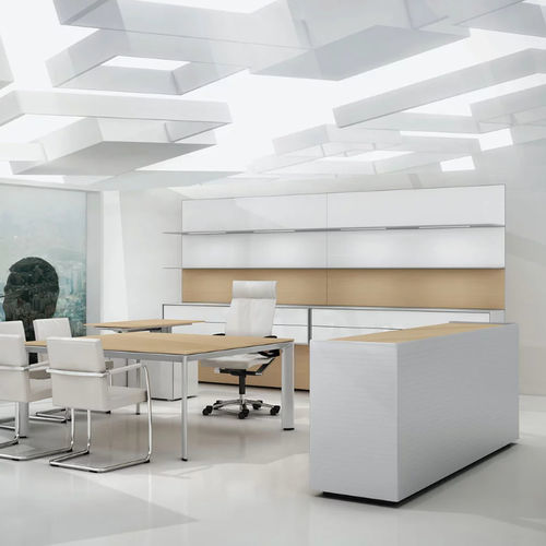 Divisória removível - W4 - Bene GmbH - modular / com vidro / de placas de gesso