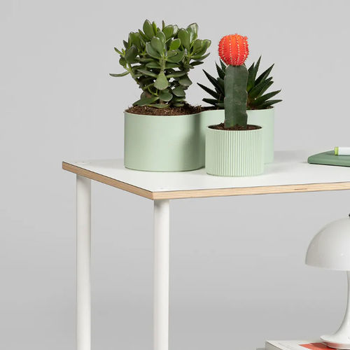 Floreira em material plástico - BFRIENDS - Bene GmbH - redonda / contemporânea / da linha comercial