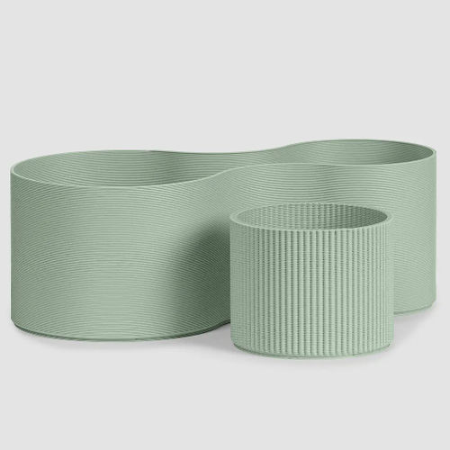 Floreira em material plástico - BFRIENDS - Bene GmbH - redonda / contemporânea / da linha comercial