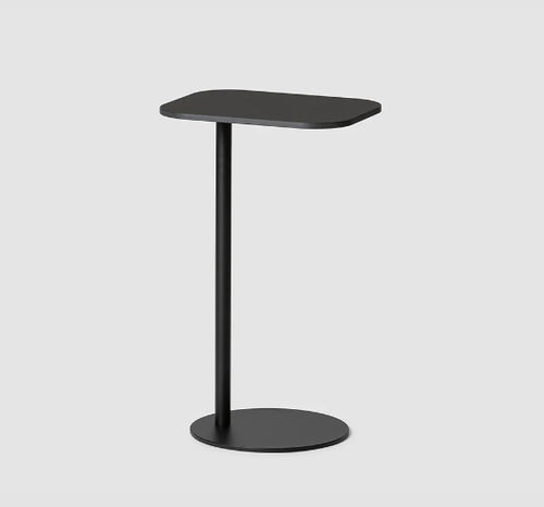 Mesa lateral contemporânea - C-SIDE - Bene GmbH - em aço revestido a pó / em laminado melamínico / com base metálica