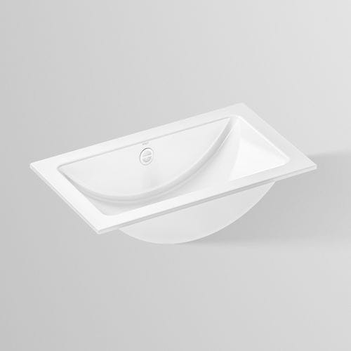 Cuba de embutir sob bancada - UB.R SERIES - Alape - em aço vitrificado / com tampo / antibacteriana