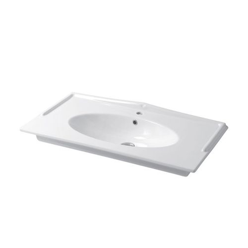Cuba de embutir -  QV09651101/QV09651301/QV07151301 - Disegno Ceramica - em cerâmica / oval / contemporânea