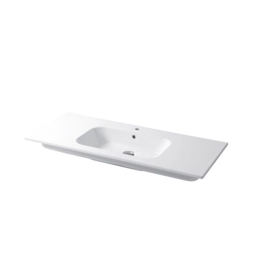 Cuba de embutir - QUBO : QS10651101 - Disegno Ceramica - em cerâmica / retangular / contemporânea