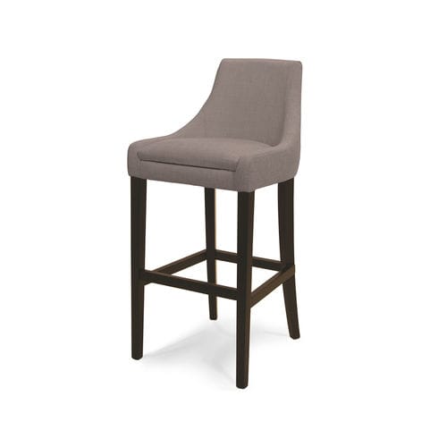 Cadeira alta contemporânea - MADEIRA SG - DRIGANI SRL - para ambiente interno / em veludo / em couro sintético