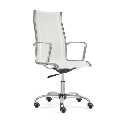 Cadeira de escritório contemporânea - UF 545 A - DRIGANI SRL - para ambiente interno / em tecido / com base em metal cromado