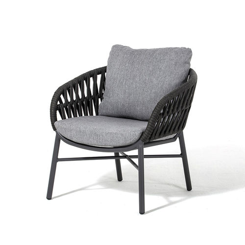 Poltrona contemporânea - drop - DRIGANI SRL - em Textilene® / em corda / em alumínio