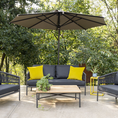 Sofá contemporâneo - GAIA-BELIZE - DRIGANI SRL - para ambiente externo / em Textilene® / em corda
