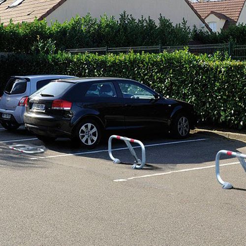 Barreira de estacionamento em aço galvanizado - 204800 - PROCITY - removível