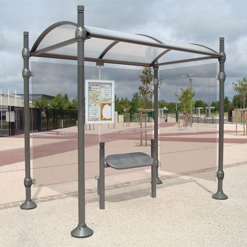 Banco para espaço público clássico - ESTORIL CITY - PROCITY - em chapa perfurada / em chapa de aço / em aço