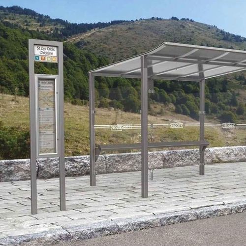Totem de sinalização - SQUARE  - PROCITY - em aço galvanizado / em alumínio anodizado / para espaço público
