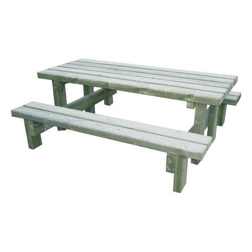 Mesa de piquenique contemporânea - Lille - PROCITY - em pinho / retangular / para pessoas com mobilidade reduzida