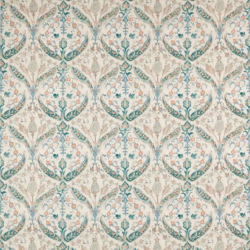 Tecido para estofados - YASAMIN - Colefax & Fowler - para cortinas / com padrão floral / em linho