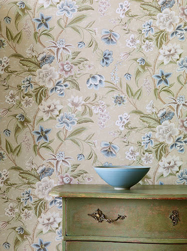Papel de parede clássico - CELESTINE - Colefax & Fowler - floral