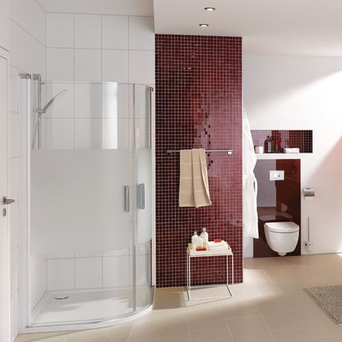 Box de banheiro de abrir - DESIGN ELEGANCE - Hüppe - curvo / de canto