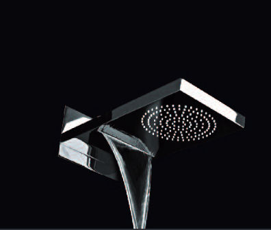 Cabeça de chuveiro de parede - LOFT & BATH LB.SOFCAS.CR - KRAMER - retangular