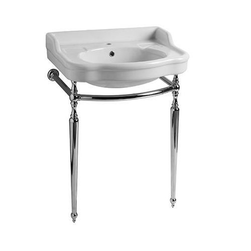 Suporte para lavatório metálico - 7064 + P078 - Sbordoni