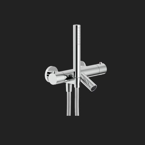 Misturador monocomando para box de banheiro - PLUS: PL00010/2CR - Nobili Rubinetterie - para banheira / de parede / em latão