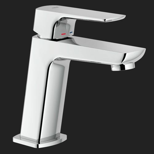 Misturador monocomando para lavatório - ACQUAVIVA: VV103128/2CR - Nobili Rubinetterie - de bancada / em latão cromado / em aço inoxidável