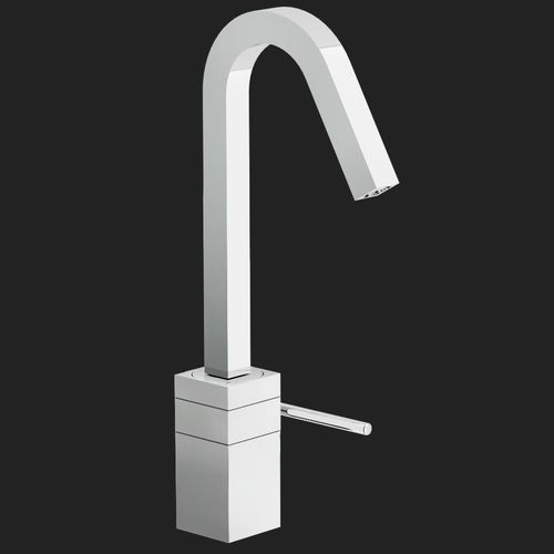 Misturador monocomando de bancada - CUBE: CB00523CR - Nobili Rubinetterie - em latão / em aço inoxidável / para cozinha