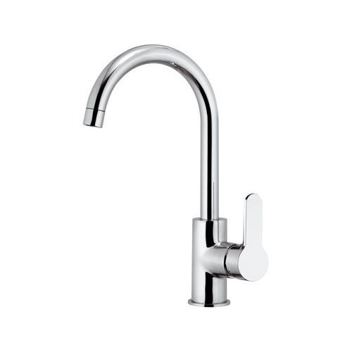 Misturador monocomando de bancada - W72 - Remer Rubinetterie - em latão cromado / para cozinha / 1 furo