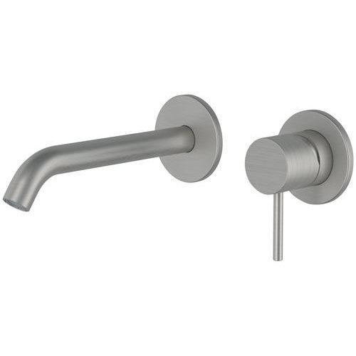 Misturador monocomando para lavatório - SSX15P - Remer Rubinetterie - de parede / em aço inoxidável / para banheiro