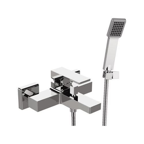 Misturador monocomando para banheira - AU02 - Remer Rubinetterie - de parede / em latão cromado / para banheiro
