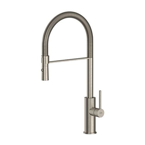 Misturador monocomando de bancada - SSX543 - Remer Rubinetterie - em aço inoxidável / para cozinha / 1 furo